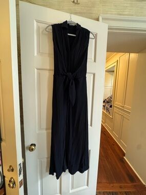 Brochu Walker black Sleeveless Tie-Front Maxi Dress